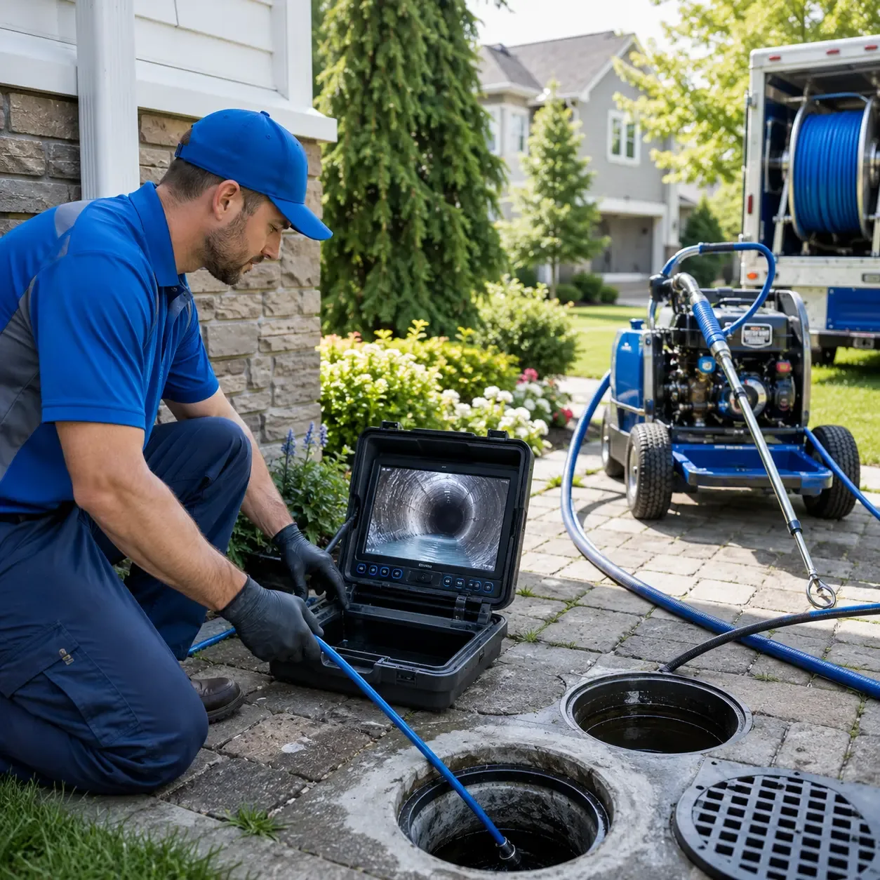Outdoor drain cleaning professionals serving Limekiln, PA