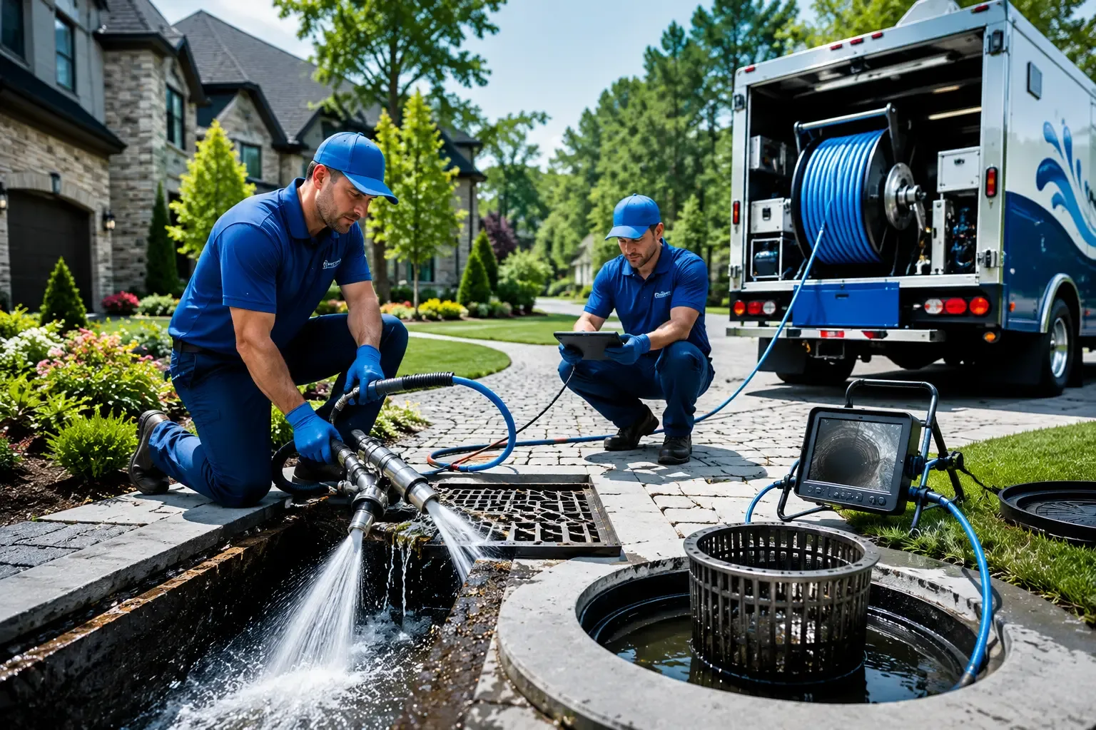 Local outdoor drain cleaning professionals in Limekiln, PA